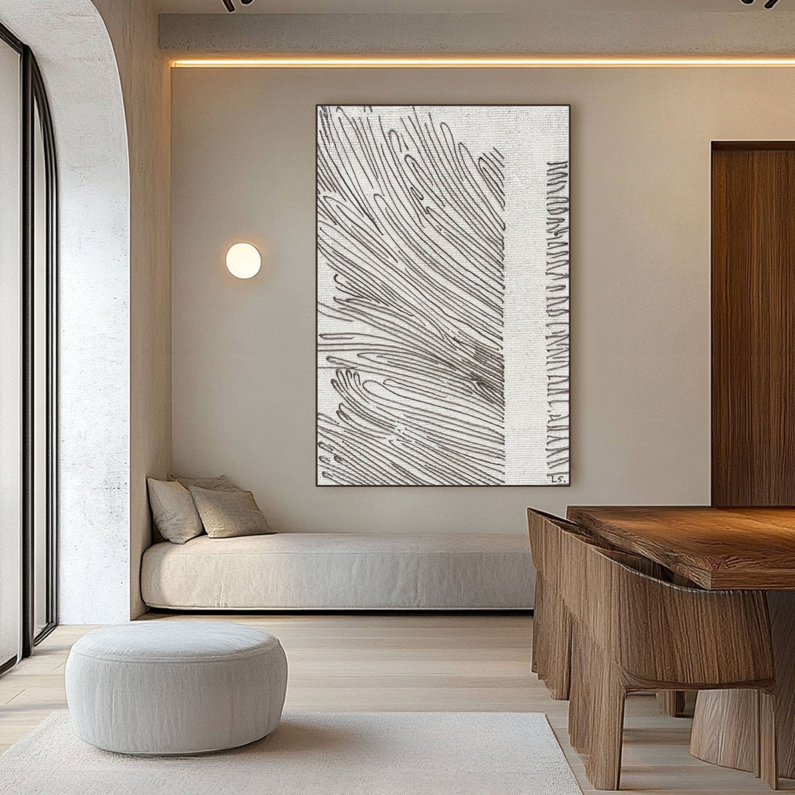 Abstract Painting "Linjer och Prickar” - nukeart
