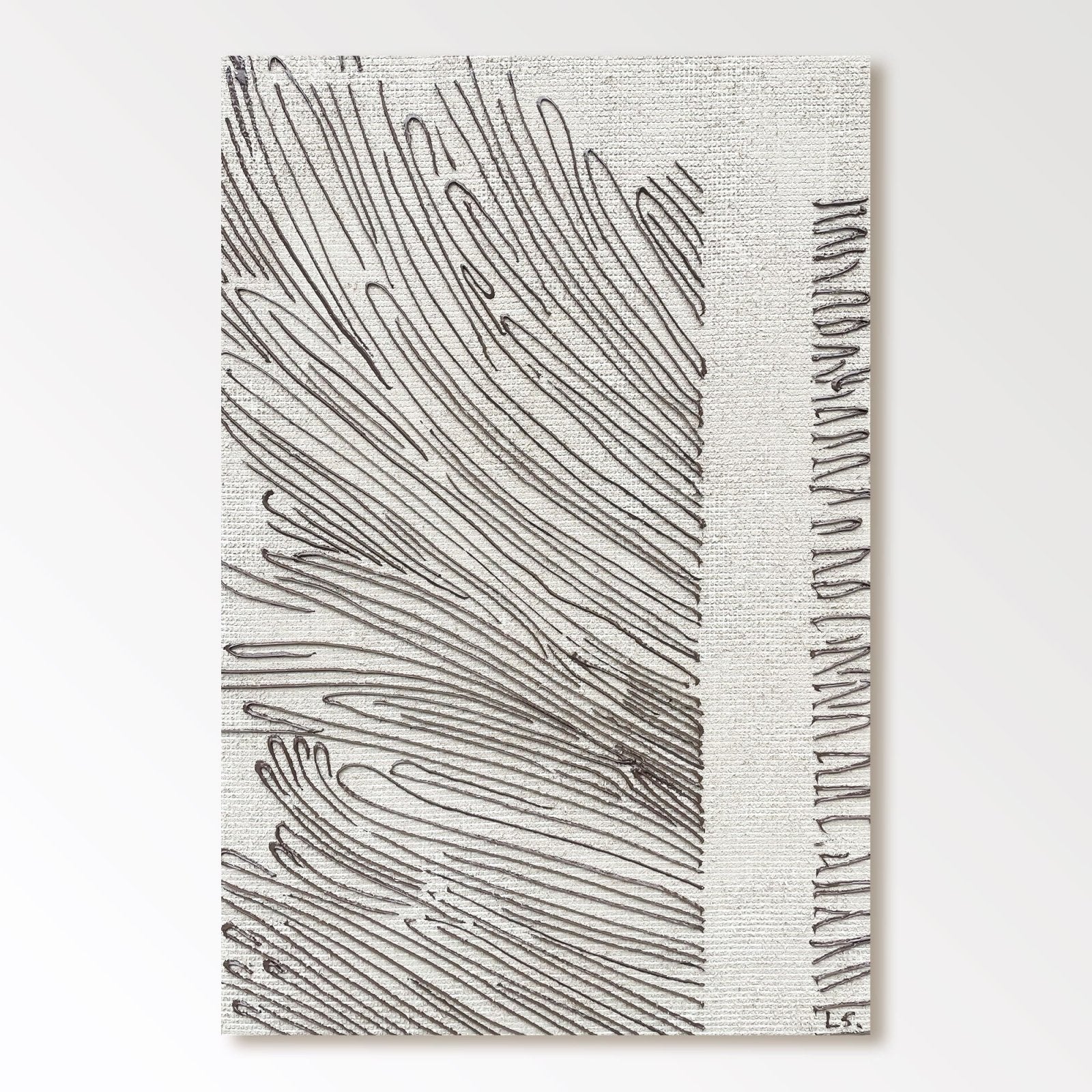 Abstract Painting "Linjer och Prickar” - nukeart
