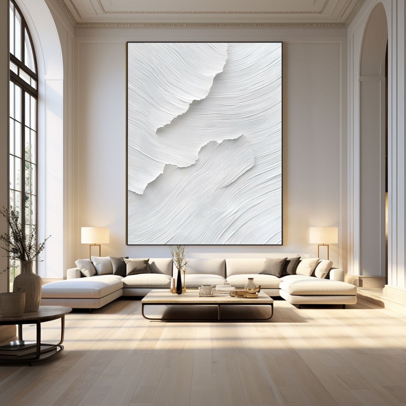Abstract Painting "Luz Blanca” - nukeart