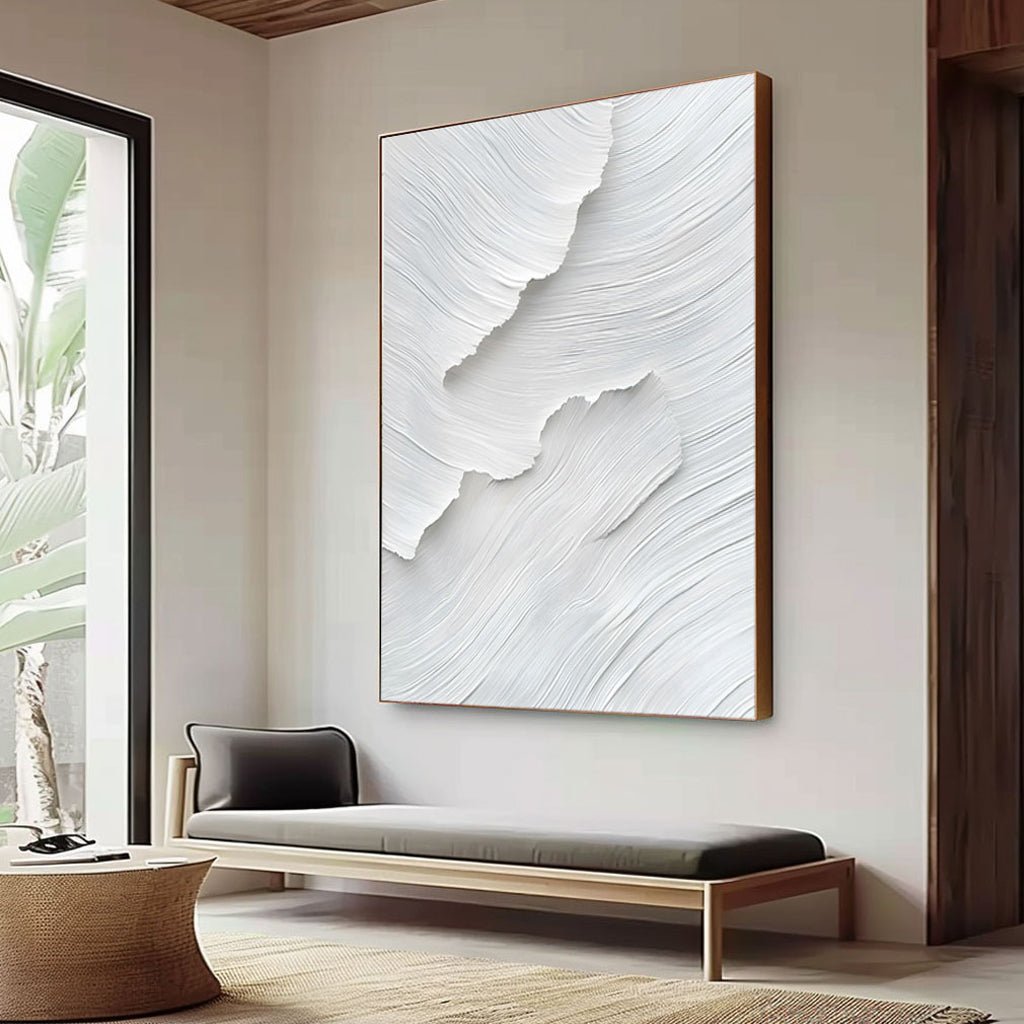 Abstract Painting "Luz Blanca” - nukeart