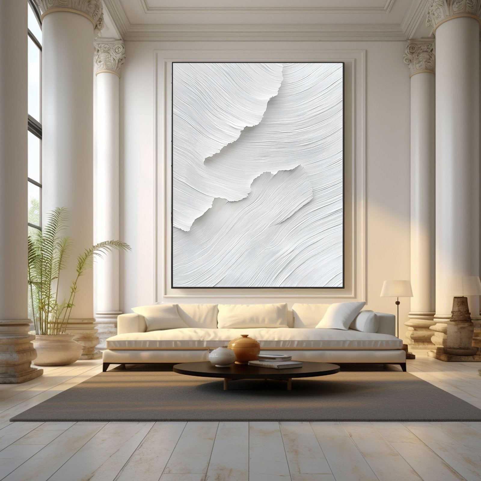 Abstract Painting "Luz Blanca” - nukeart