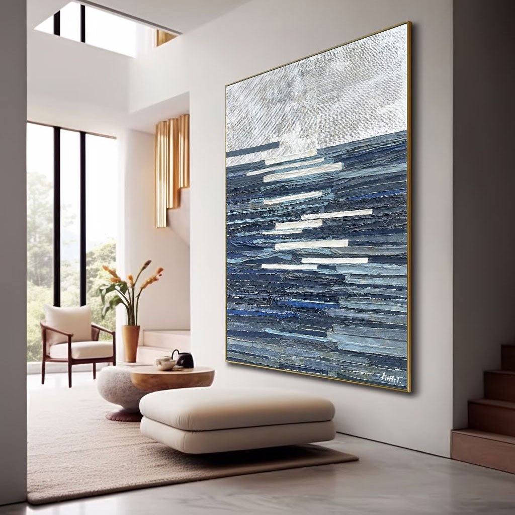 Abstract Painting "Mar Profundo” - nukeart
