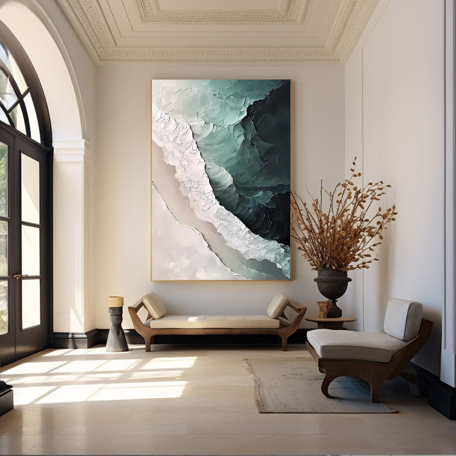 Abstract Painting "Meer Geheimnis” - nukeart