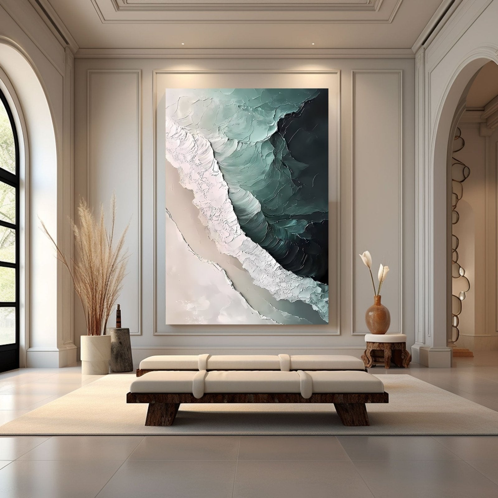 Abstract Painting "Meer Geheimnis” - nukeart