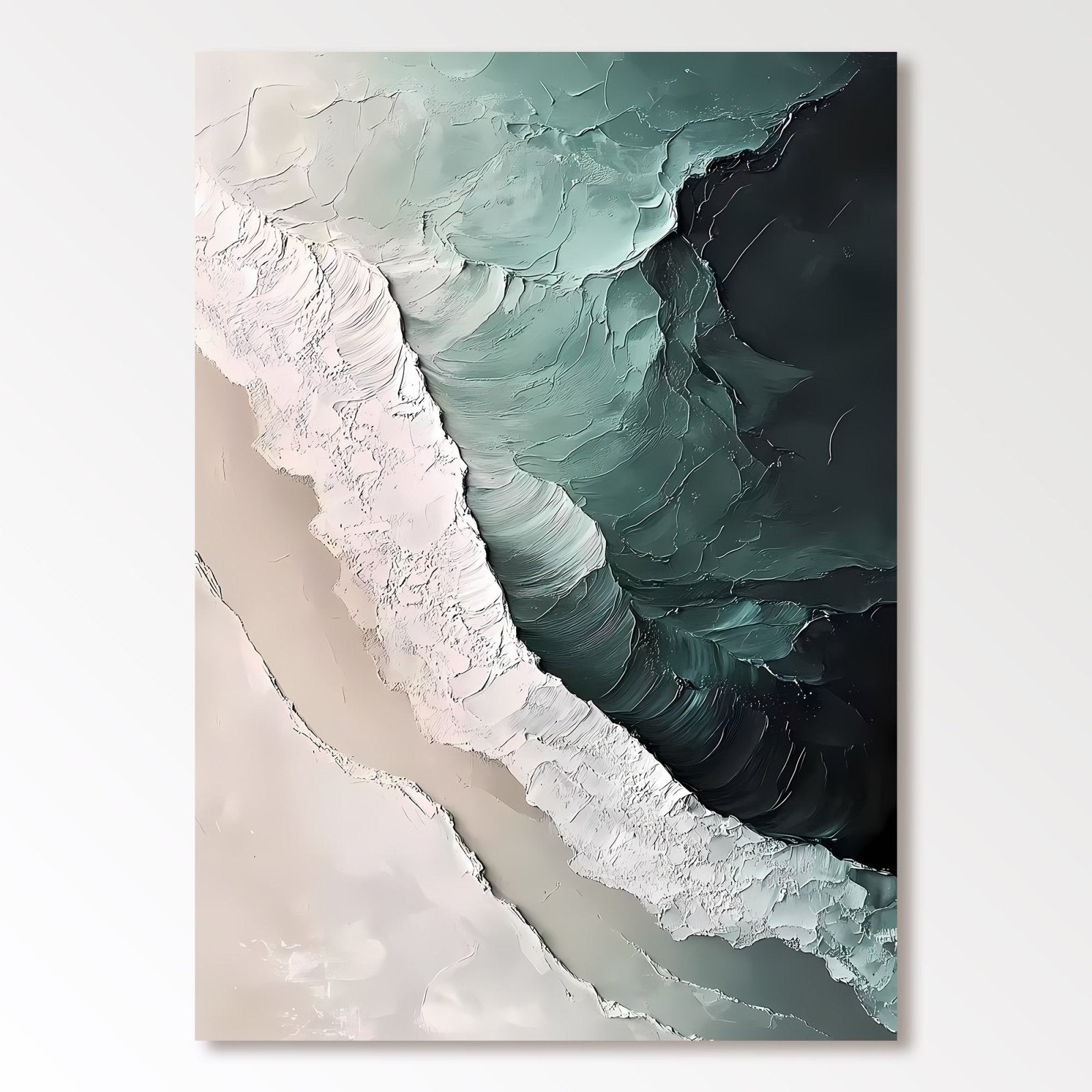 Abstract Painting "Meer Geheimnis” - nukeart
