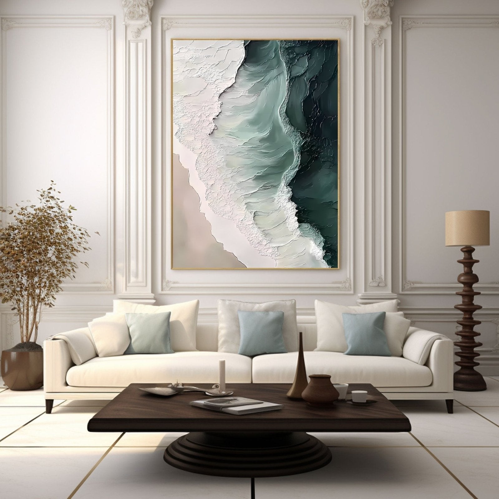 Abstract Painting "Meer Rhythmus” - nukeart
