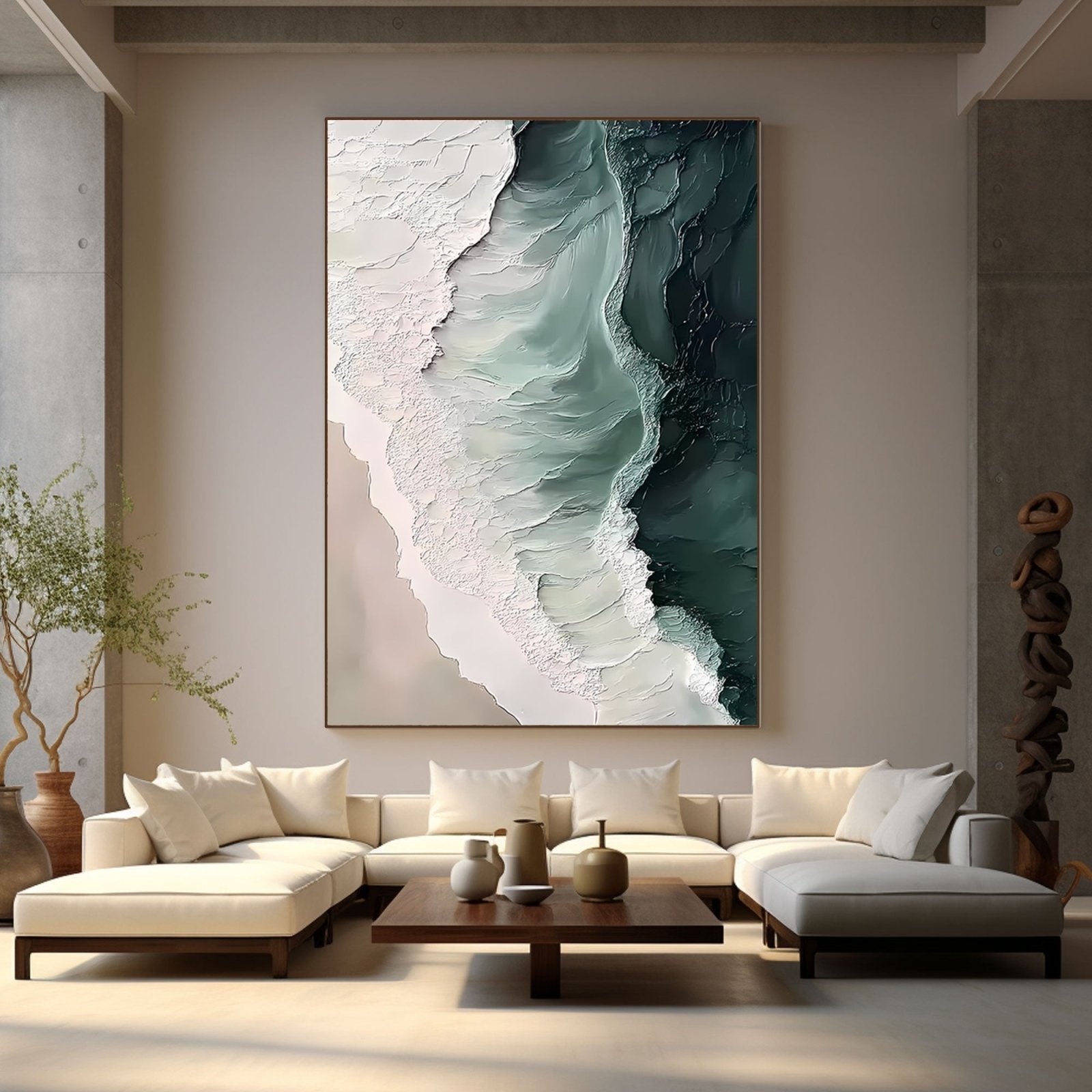 Abstract Painting "Meer Rhythmus” - nukeart