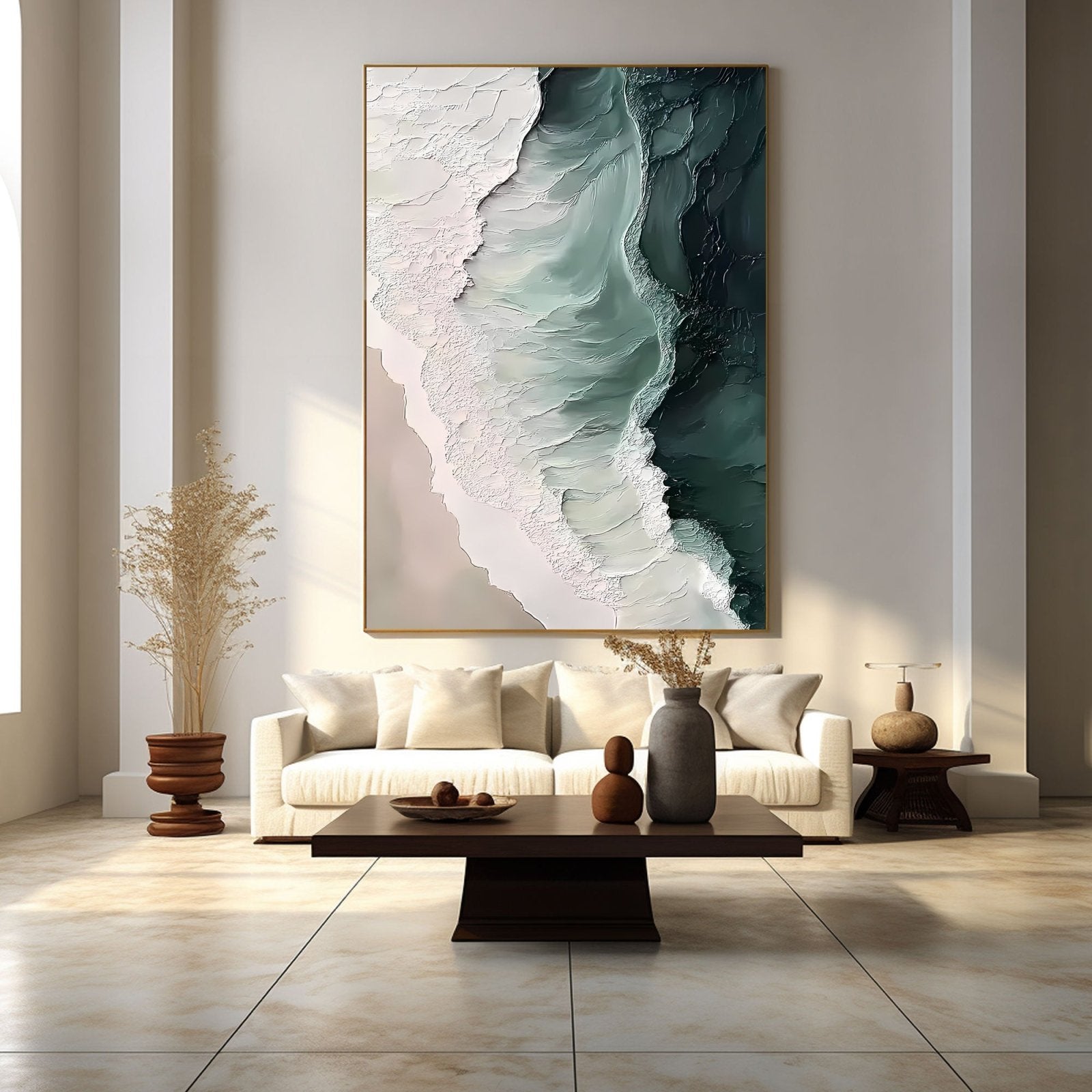 Abstract Painting "Meer Rhythmus” - nukeart