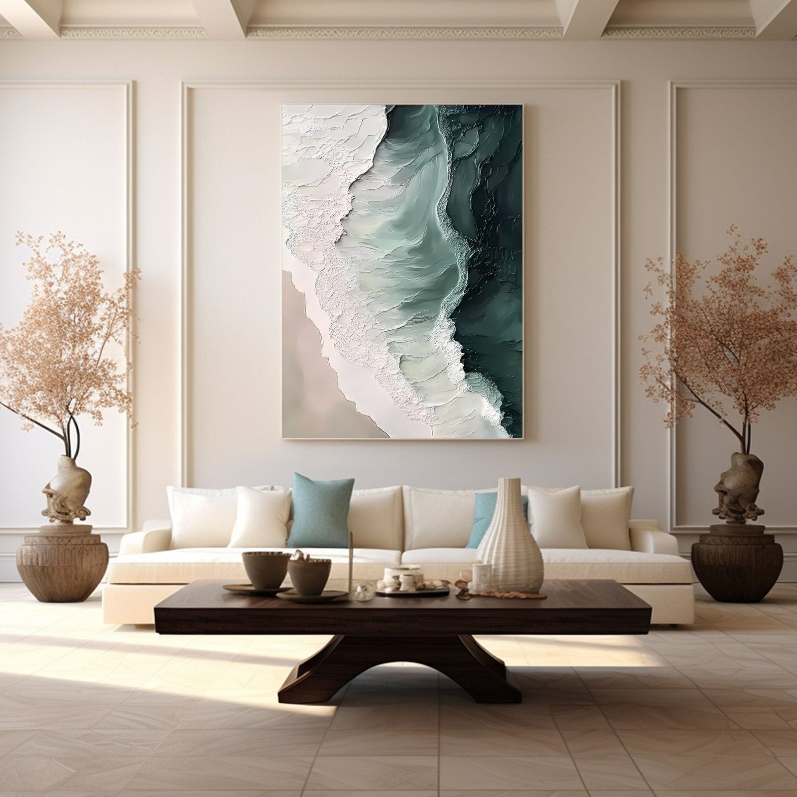 Abstract Painting "Meer Rhythmus” - nukeart