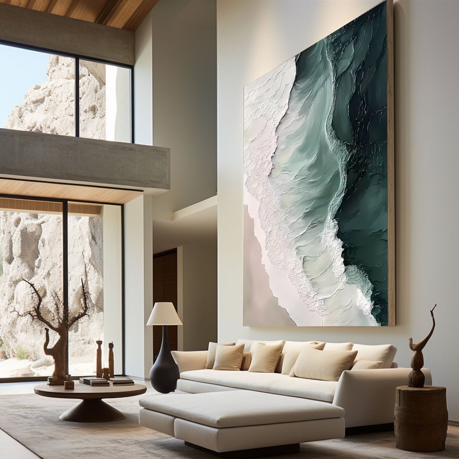 Abstract Painting "Meer Rhythmus” - nukeart