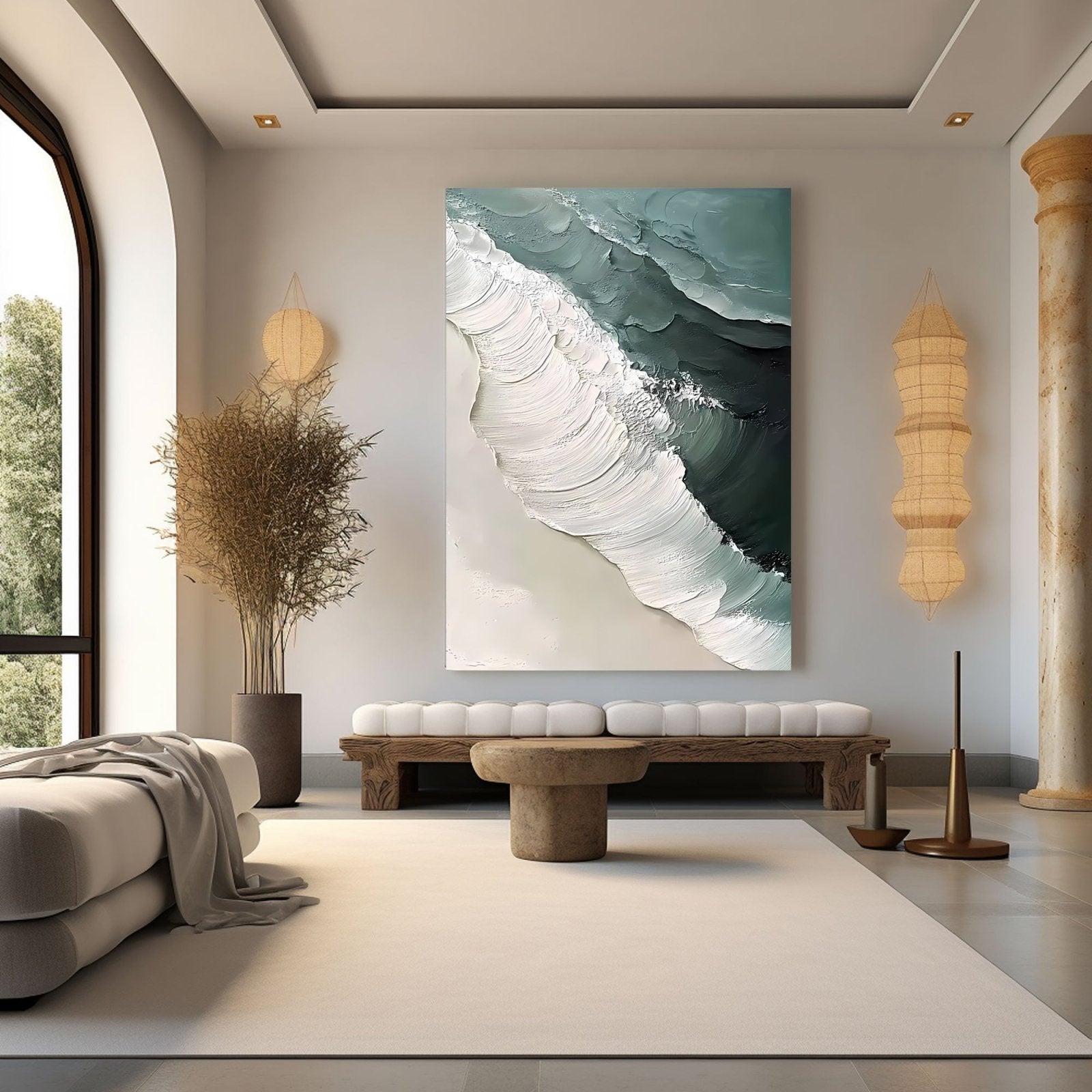 Abstract Painting "Meeres Flut” - nukeart