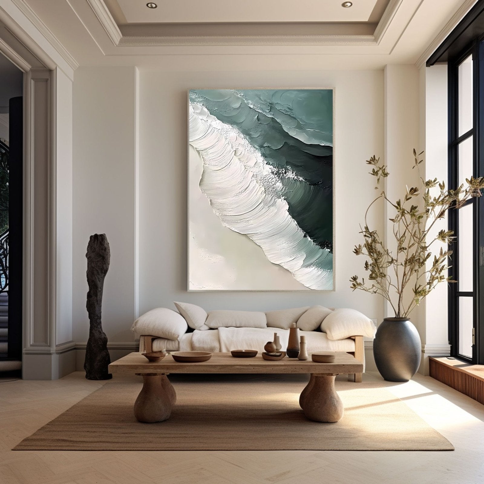 Abstract Painting "Meeres Flut” - nukeart