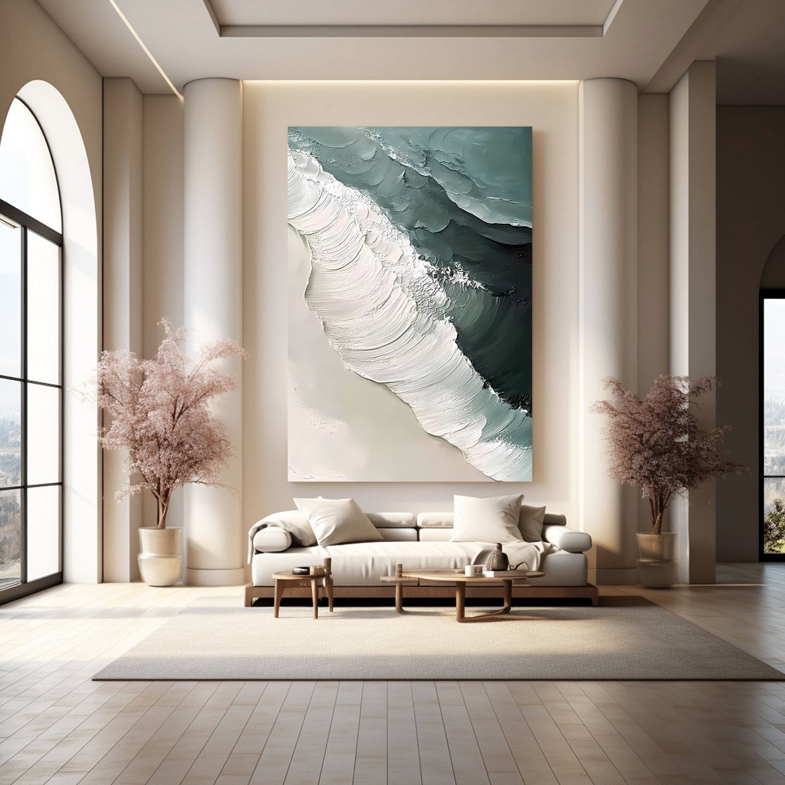 Abstract Painting "Meeres Flut” - nukeart