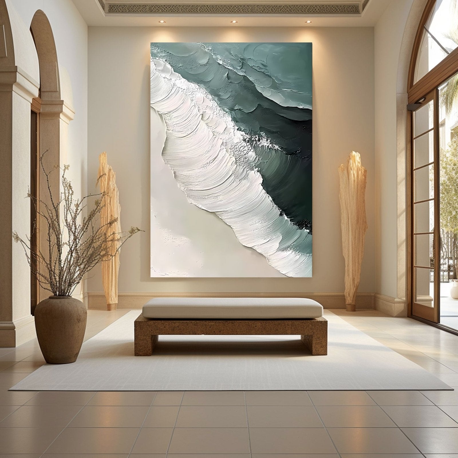 Abstract Painting "Meeres Flut” - nukeart