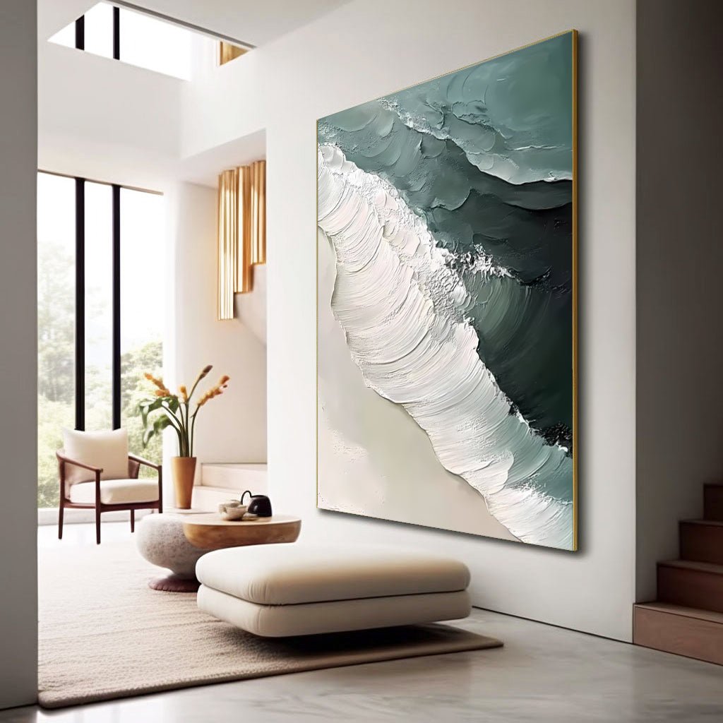 Abstract Painting "Meeres Flut” - nukeart