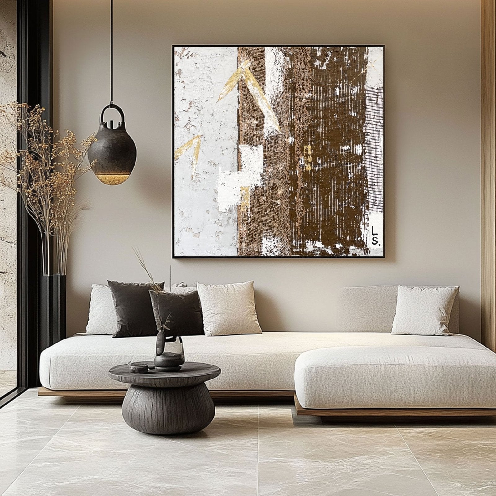 Abstract Painting "Memória e Camada” - nukeart