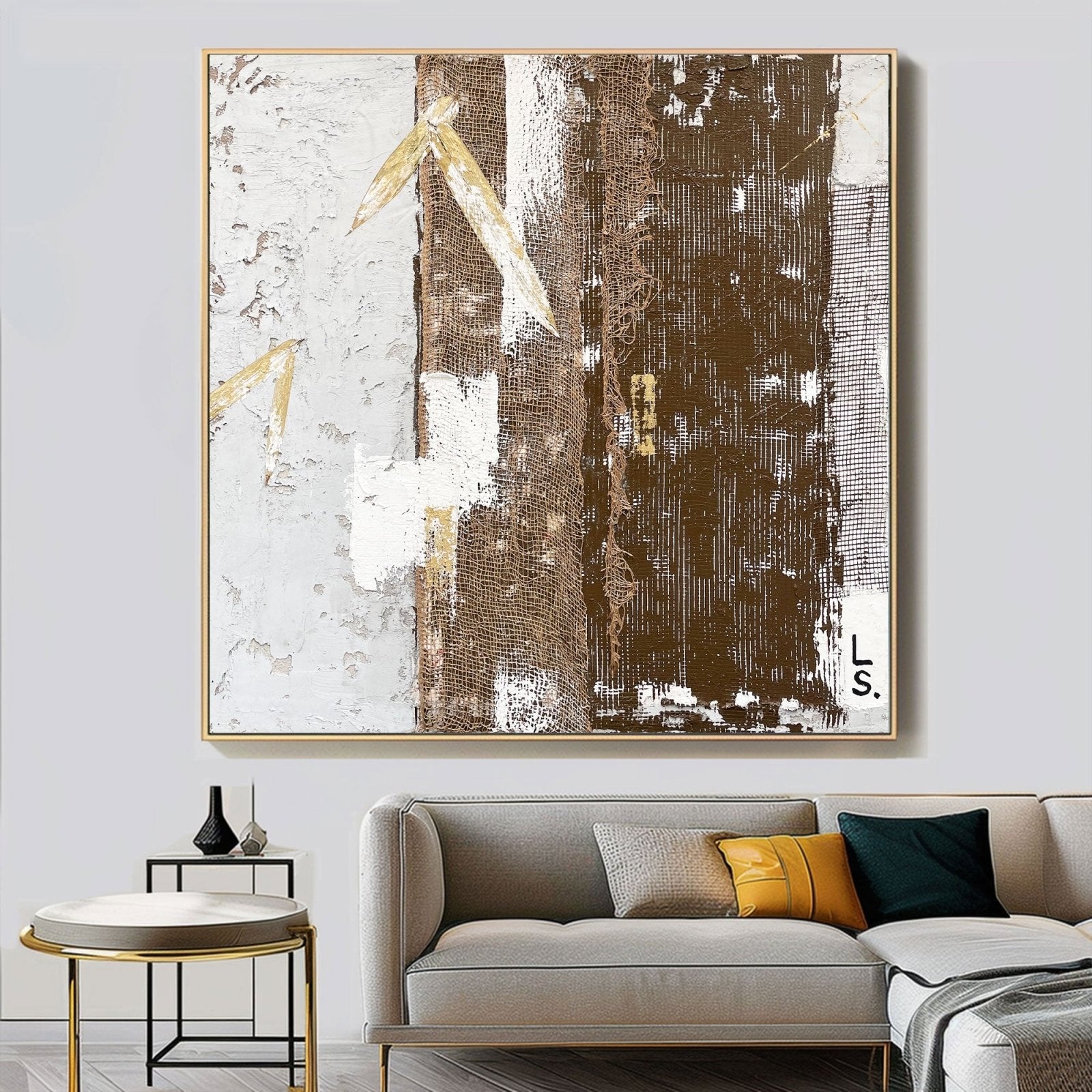 Abstract Painting "Memória e Camada” - nukeart