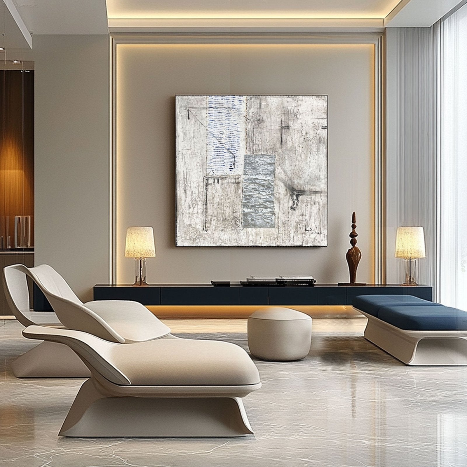 Abstract Painting "Memoria Fragmentada” - nukeart