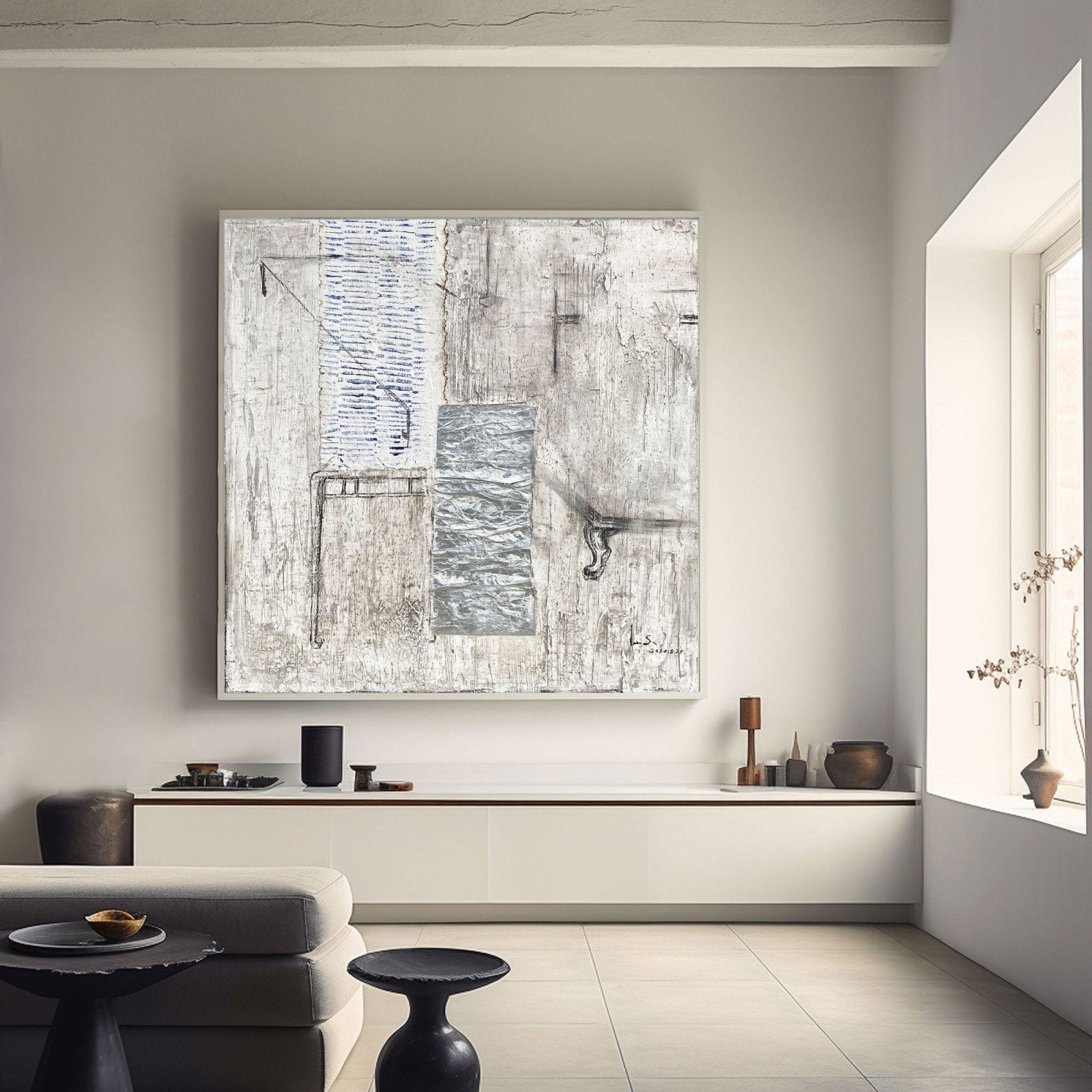 Abstract Painting "Memoria Fragmentada” - nukeart