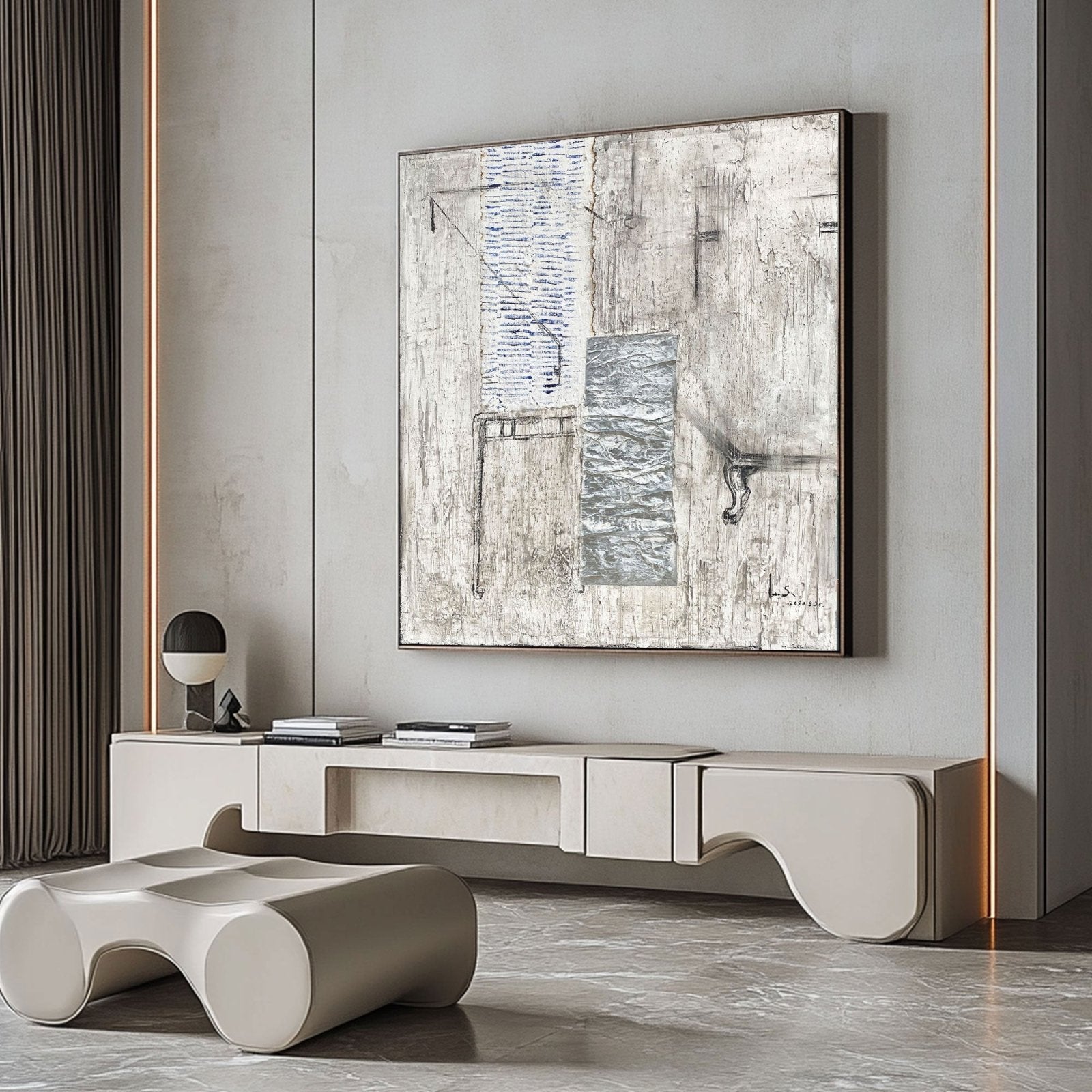 Abstract Painting "Memoria Fragmentada” - nukeart