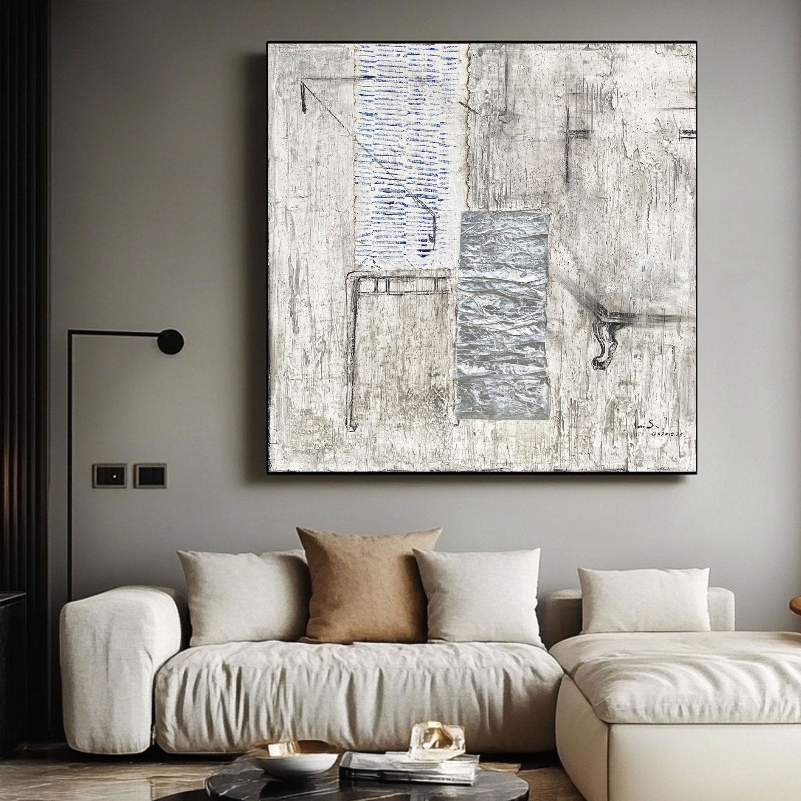Abstract Painting "Memoria Fragmentada” - nukeart