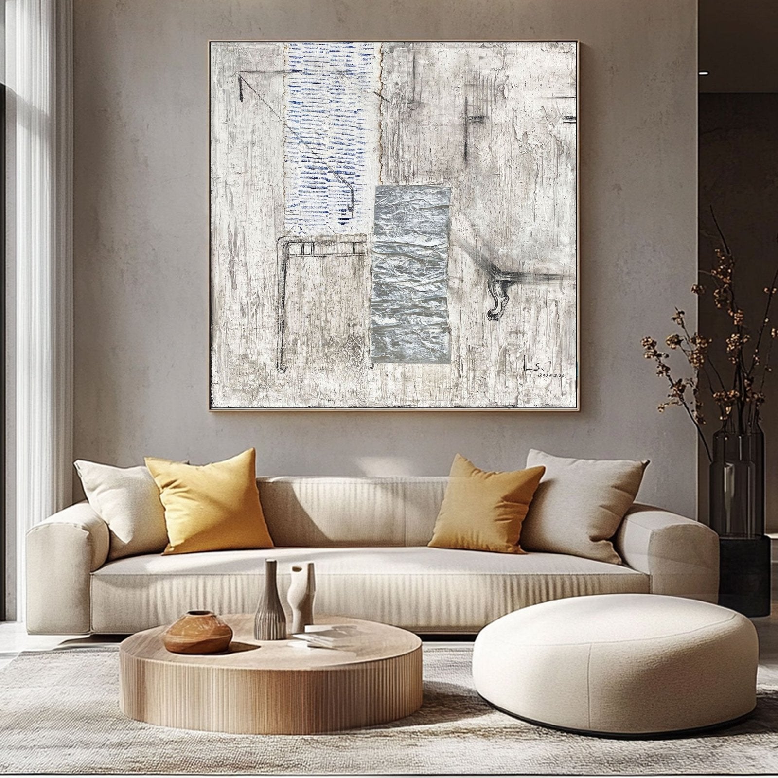 Abstract Painting "Memoria Fragmentada” - nukeart