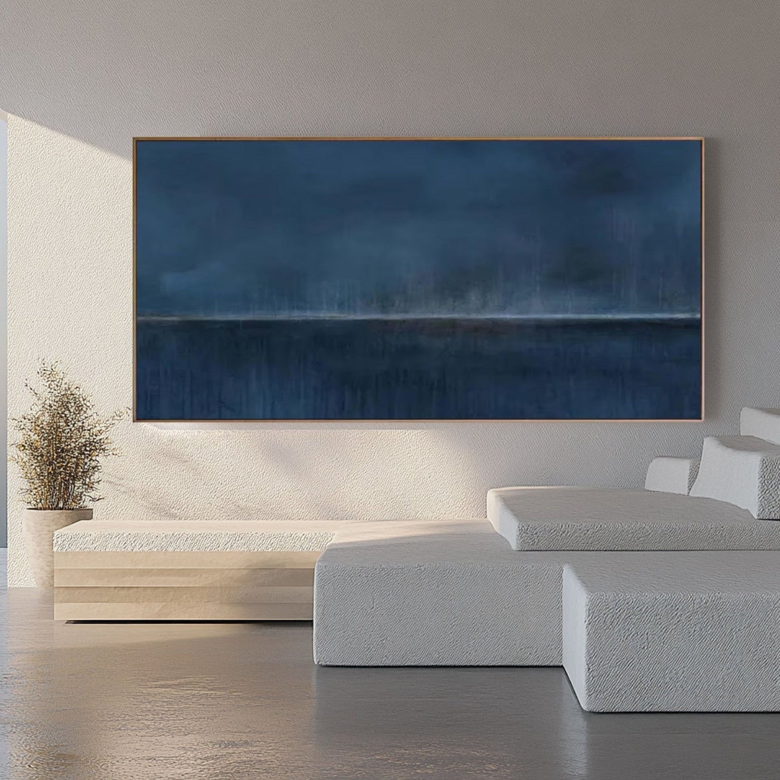 Abstract Painting "Middernachtstilte" - nukeart