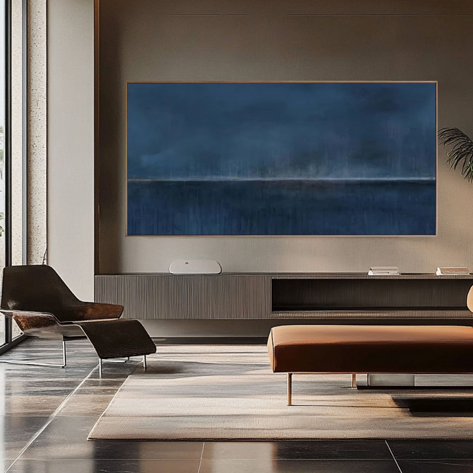 Abstract Painting "Middernachtstilte" - nukeart