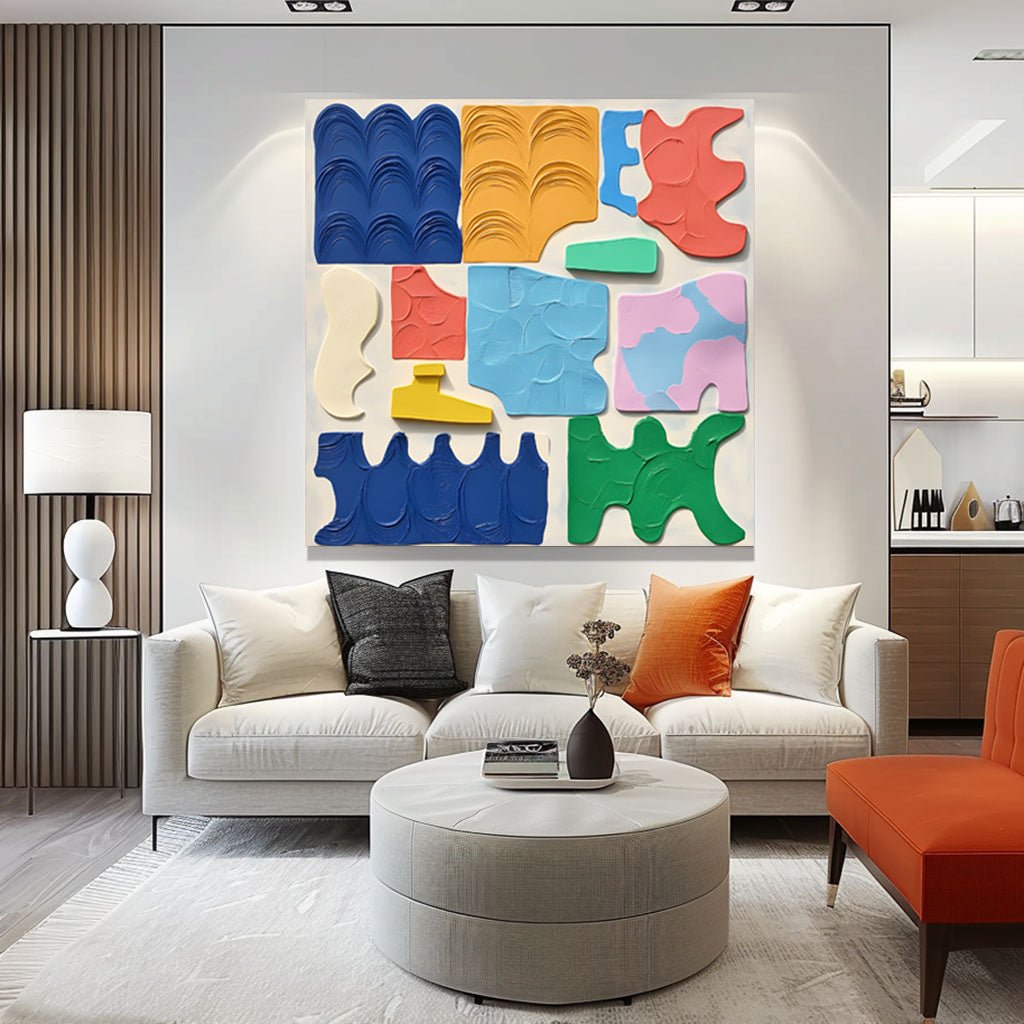 Abstract Painting "Misterio de Formas” - nukeart