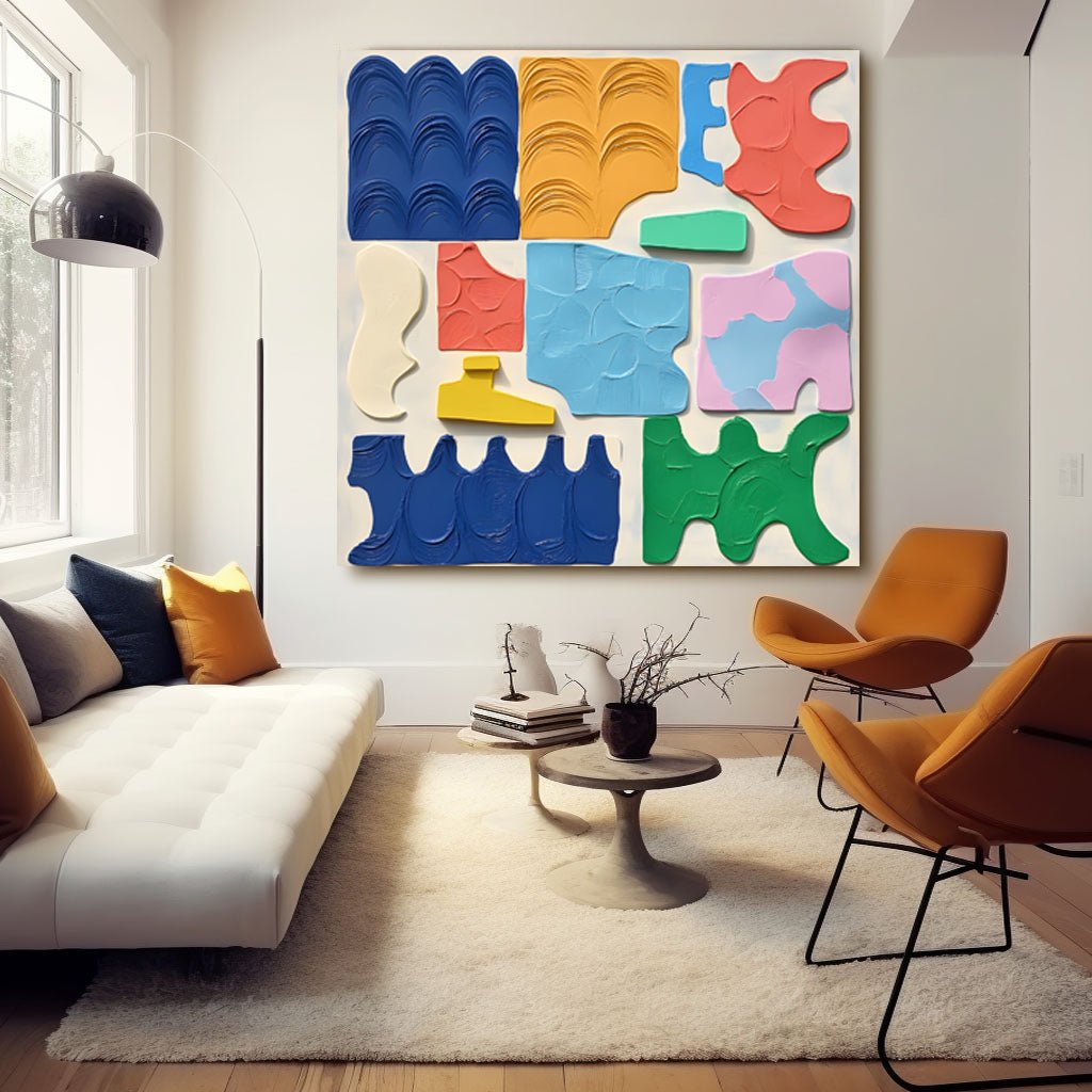 Abstract Painting "Misterio de Formas” - nukeart
