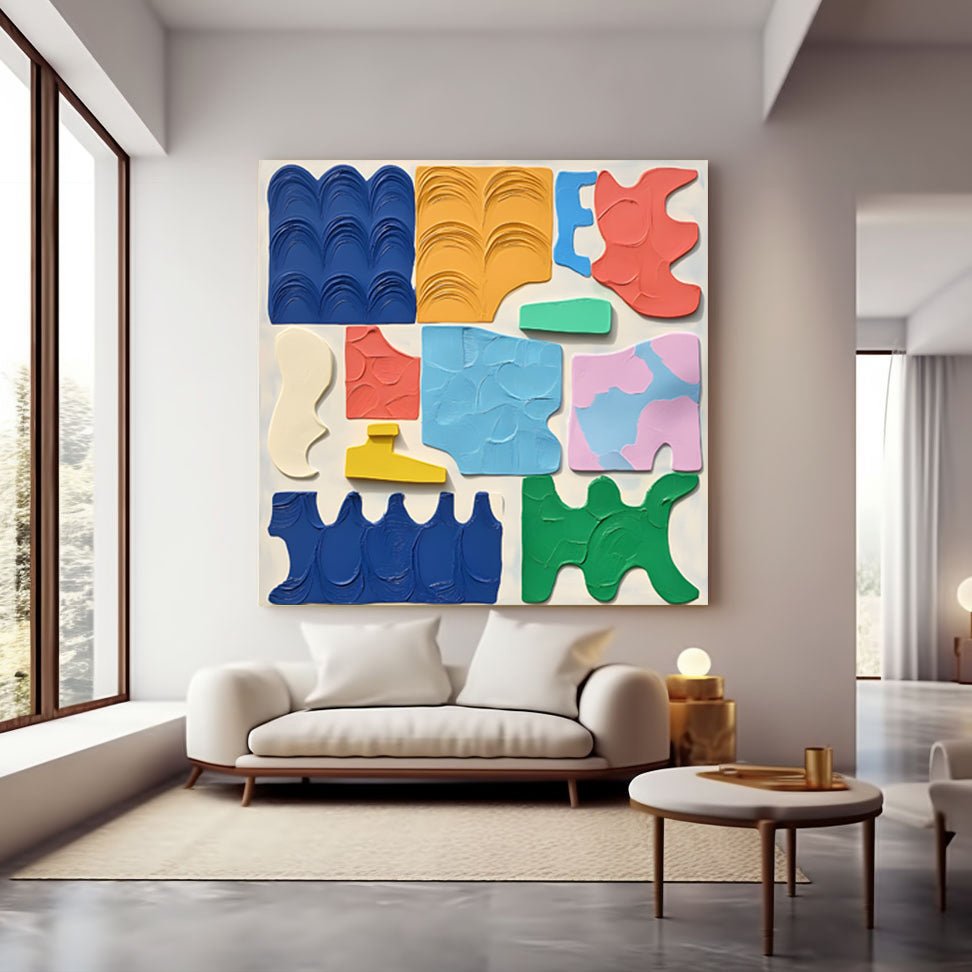 Abstract Painting "Misterio de Formas” - nukeart