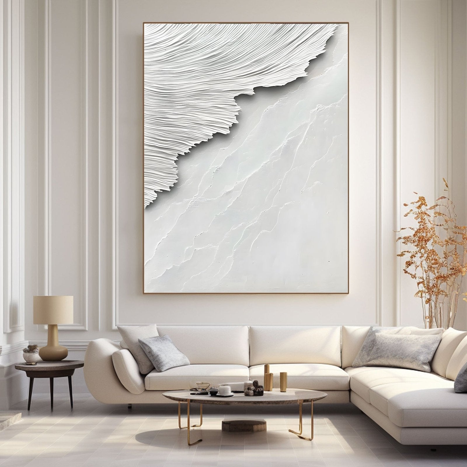 Abstract Painting "Misticismo Blanco” - nukeart