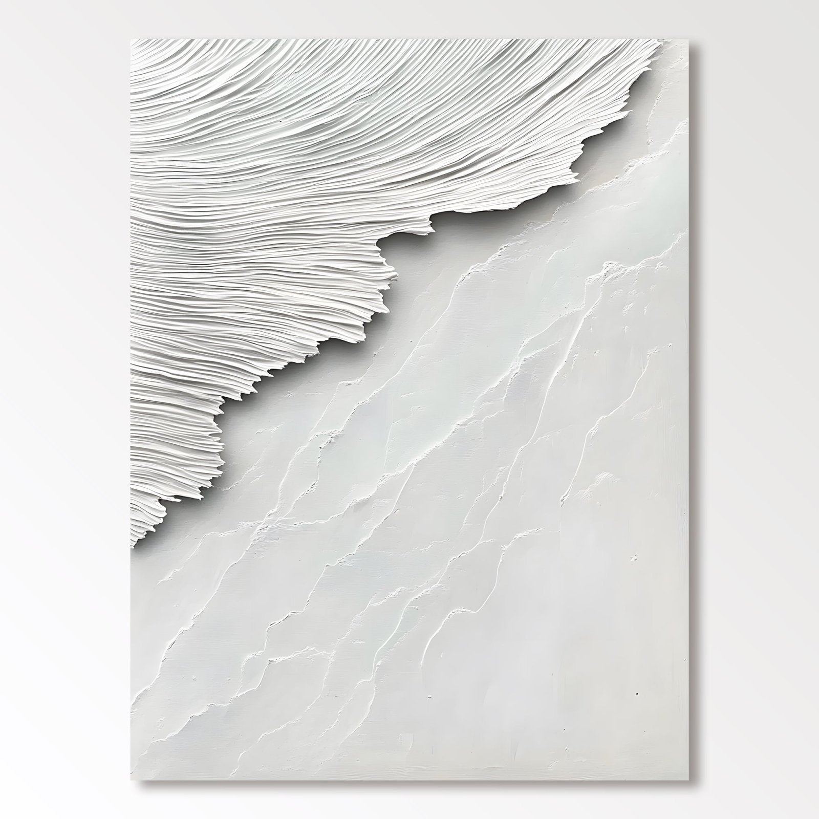 Abstract Painting "Misticismo Blanco” - nukeart