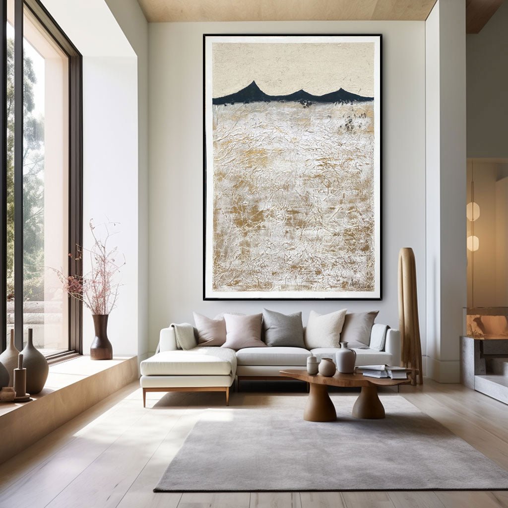 Abstract Painting "Montañas Silenciadas” - nukeart