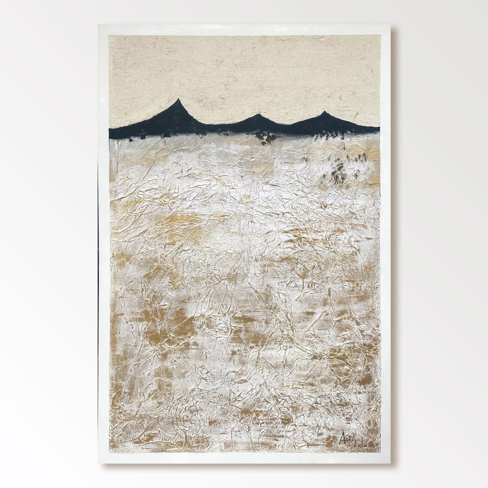 Abstract Painting "Montañas Silenciadas” - nukeart