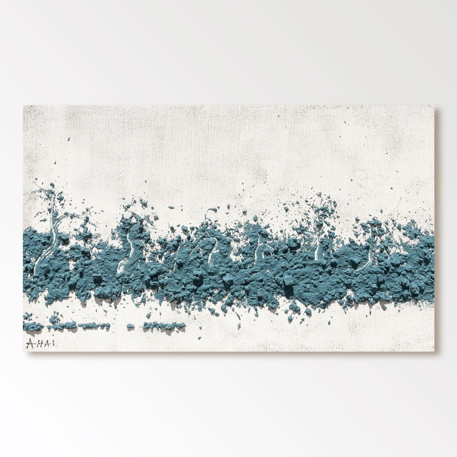 Abstract Painting "Morská Vlnění" - nukeart