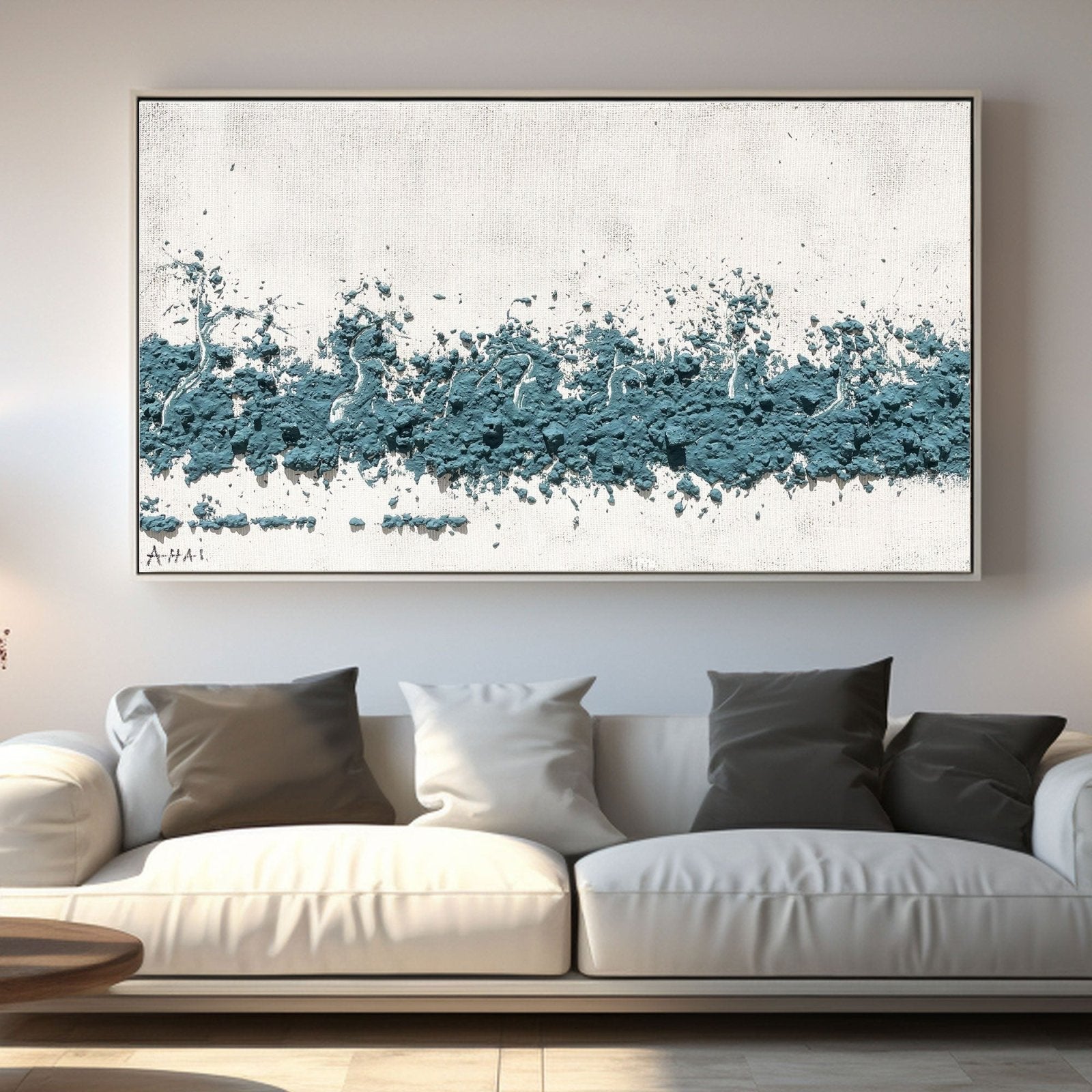 Abstract Painting "Morská Vlnění" - nukeart