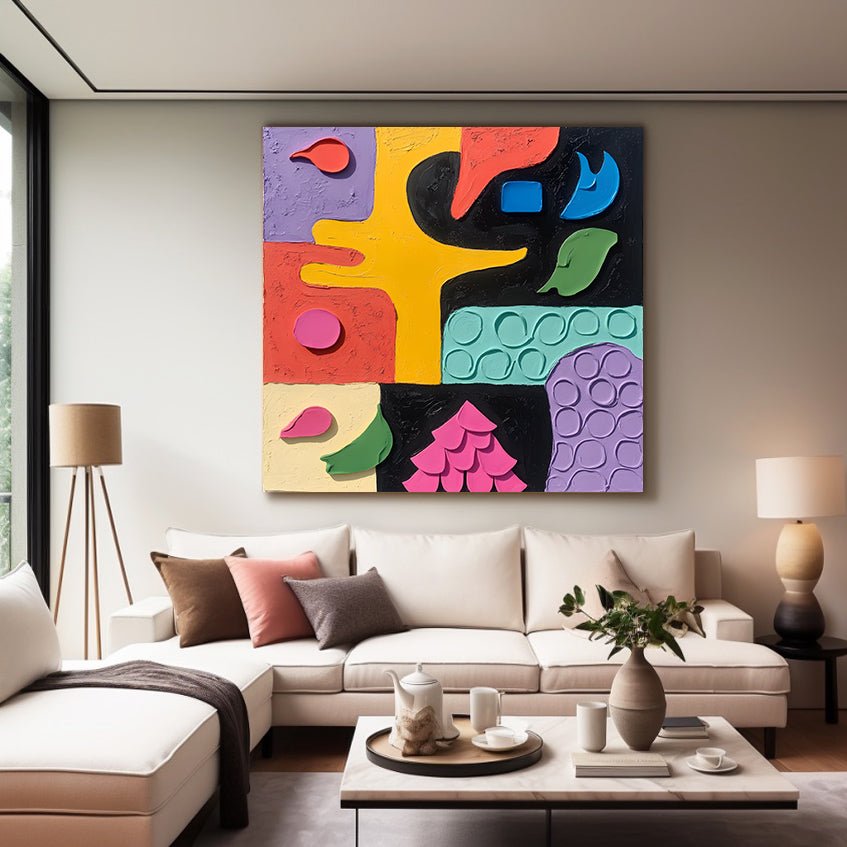 Abstract Painting "Mosaico de Sueños” - nukeart