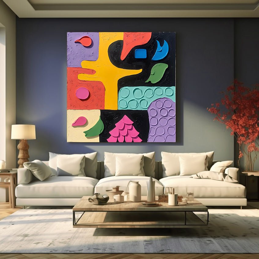 Abstract Painting "Mosaico de Sueños” - nukeart
