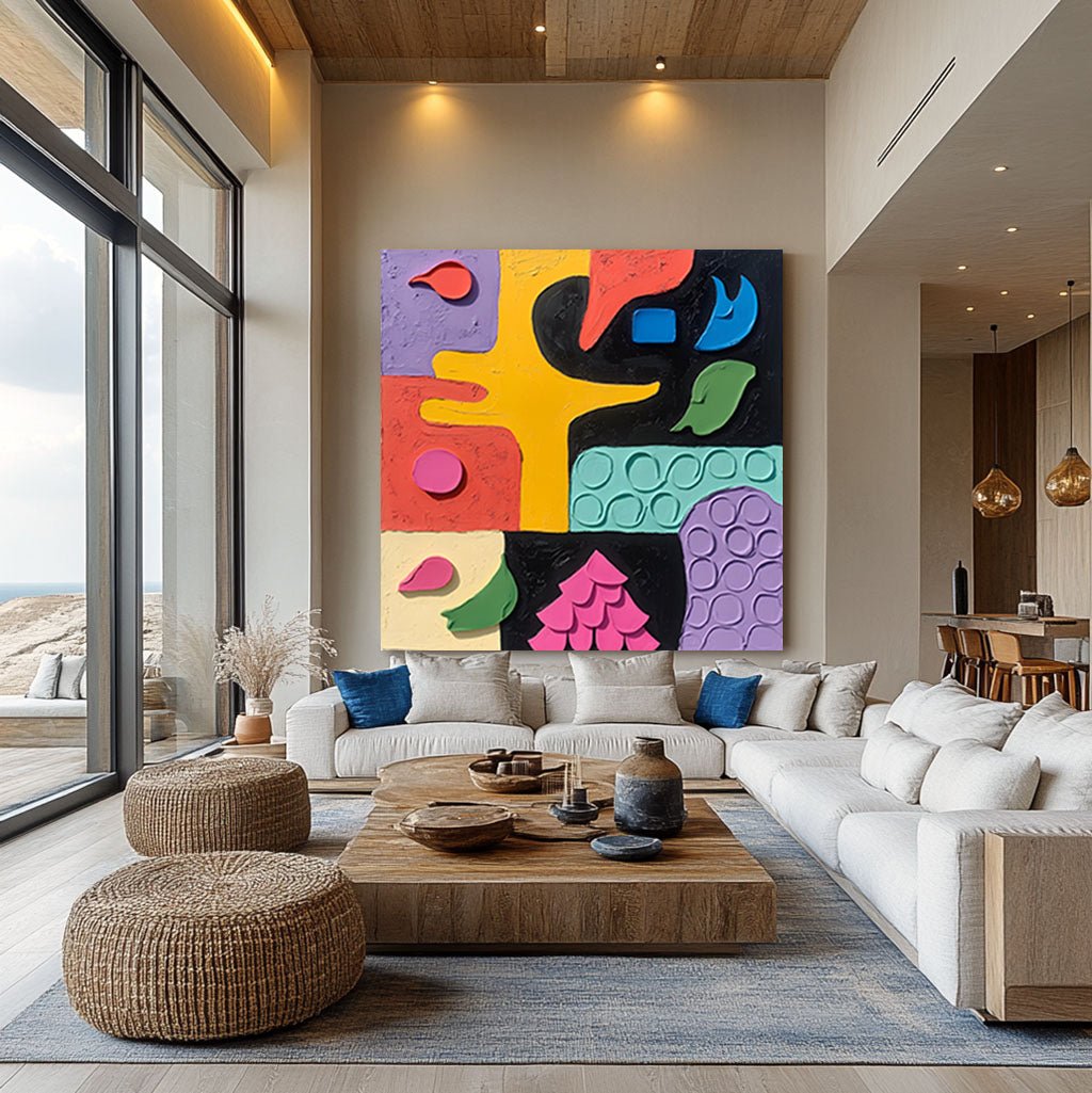 Abstract Painting "Mosaico de Sueños” - nukeart