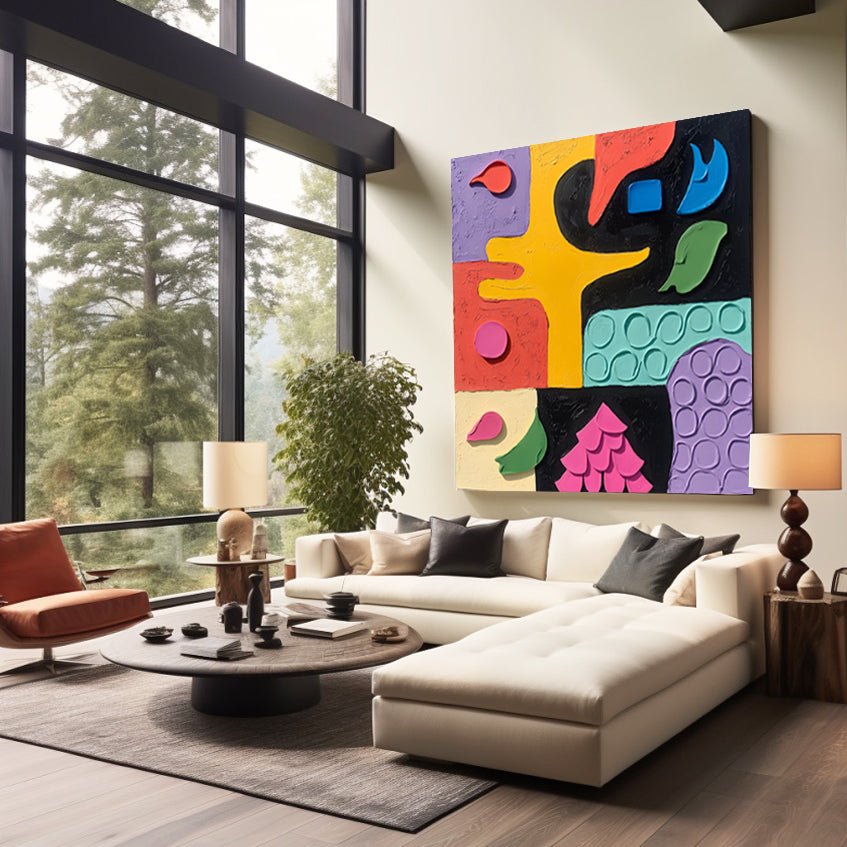 Abstract Painting "Mosaico de Sueños” - nukeart