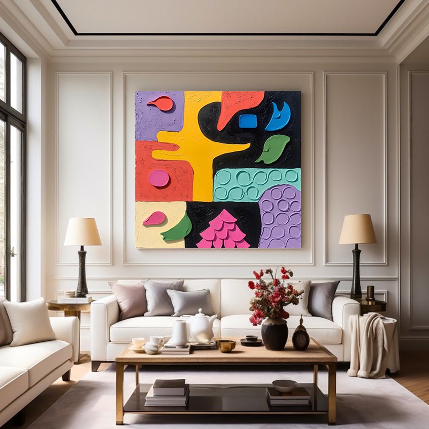 Abstract Painting "Mosaico de Sueños” - nukeart