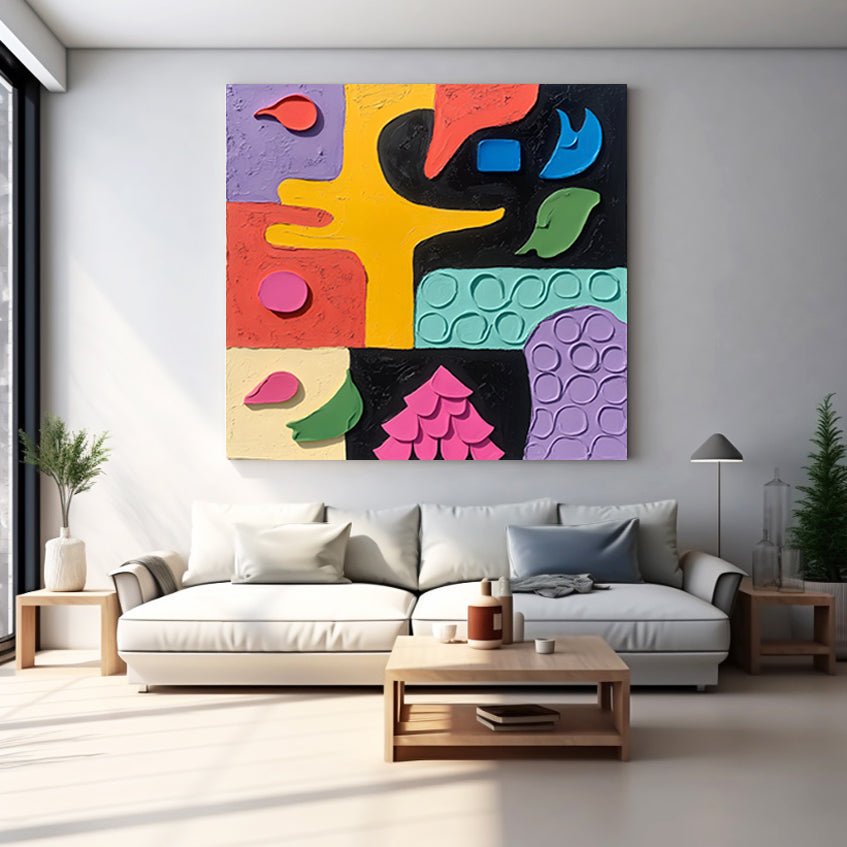 Abstract Painting "Mosaico de Sueños” - nukeart
