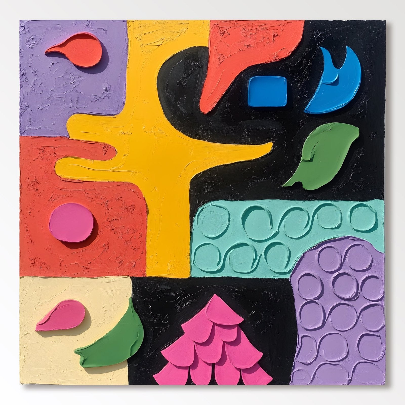 Abstract Painting "Mosaico de Sueños” - nukeart