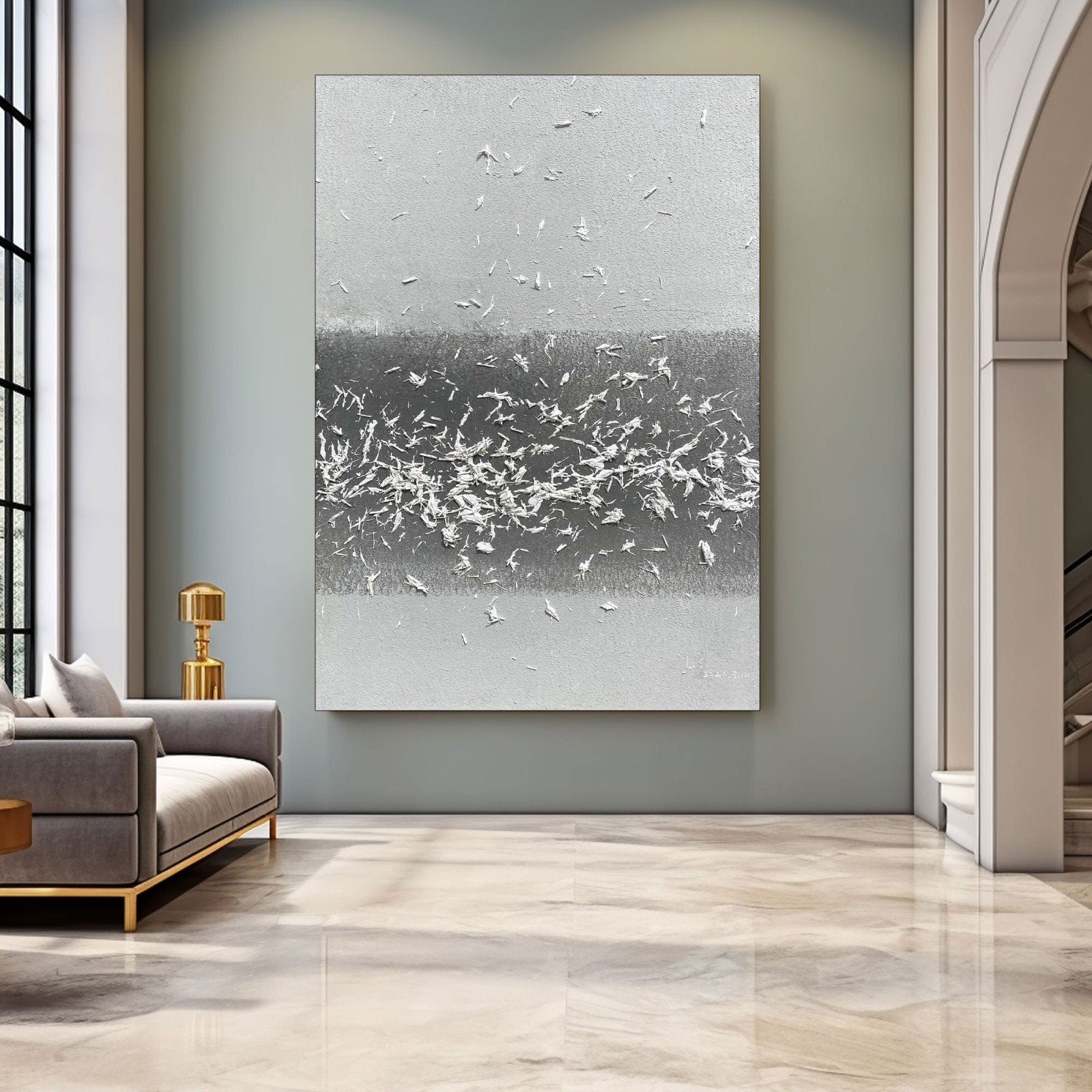Abstract Painting "Movimiento Unido” - nukeart