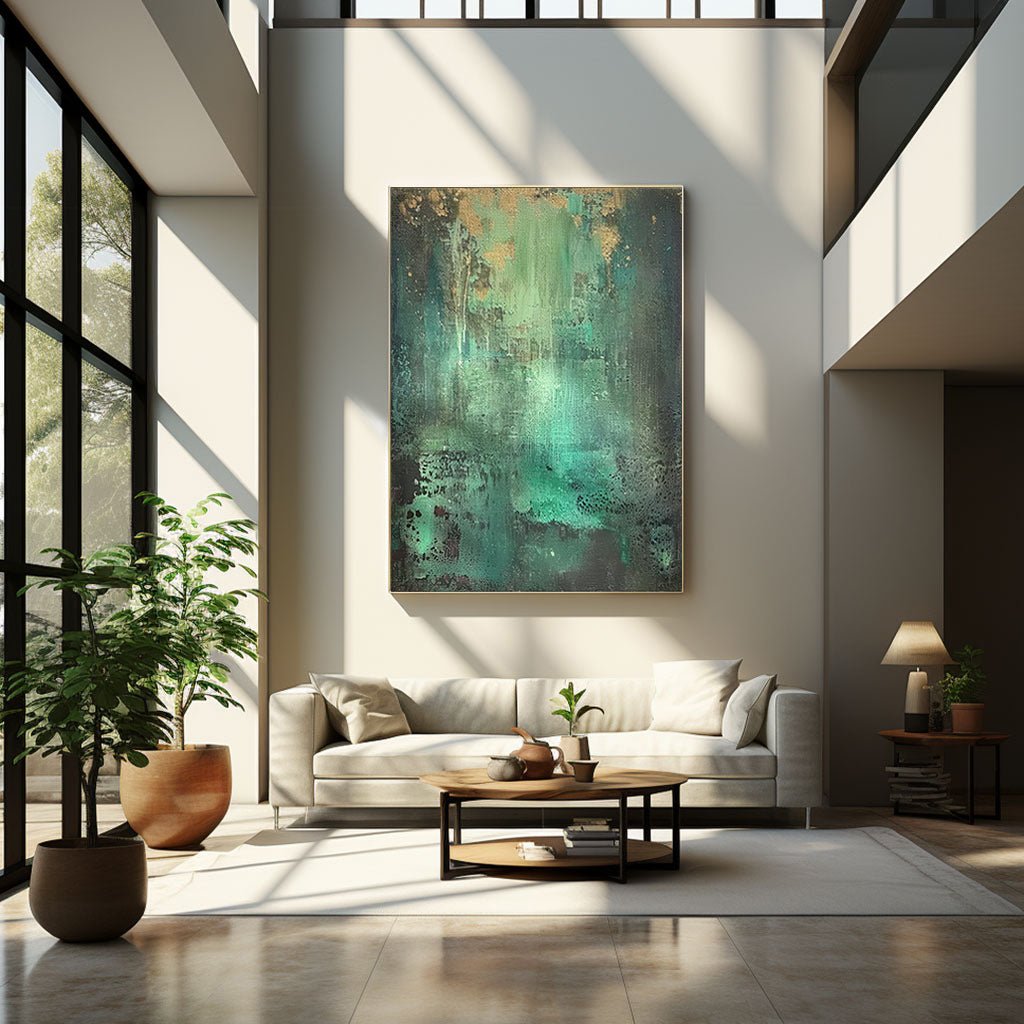 Abstract Painting "Natureza e Mistério” - nukeart