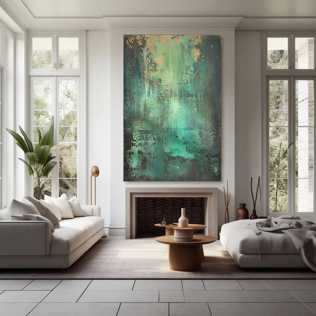 Abstract Painting "Natureza e Mistério” - nukeart