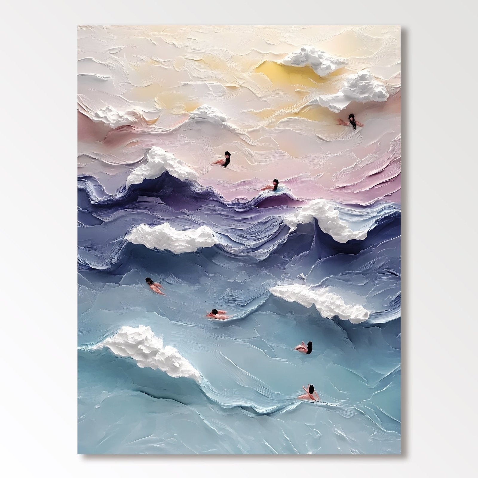 Abstract Painting "Oceania" - nukeart