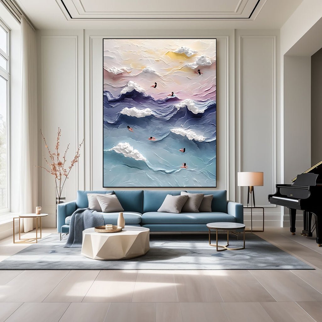 Abstract Painting "Oceania" - nukeart