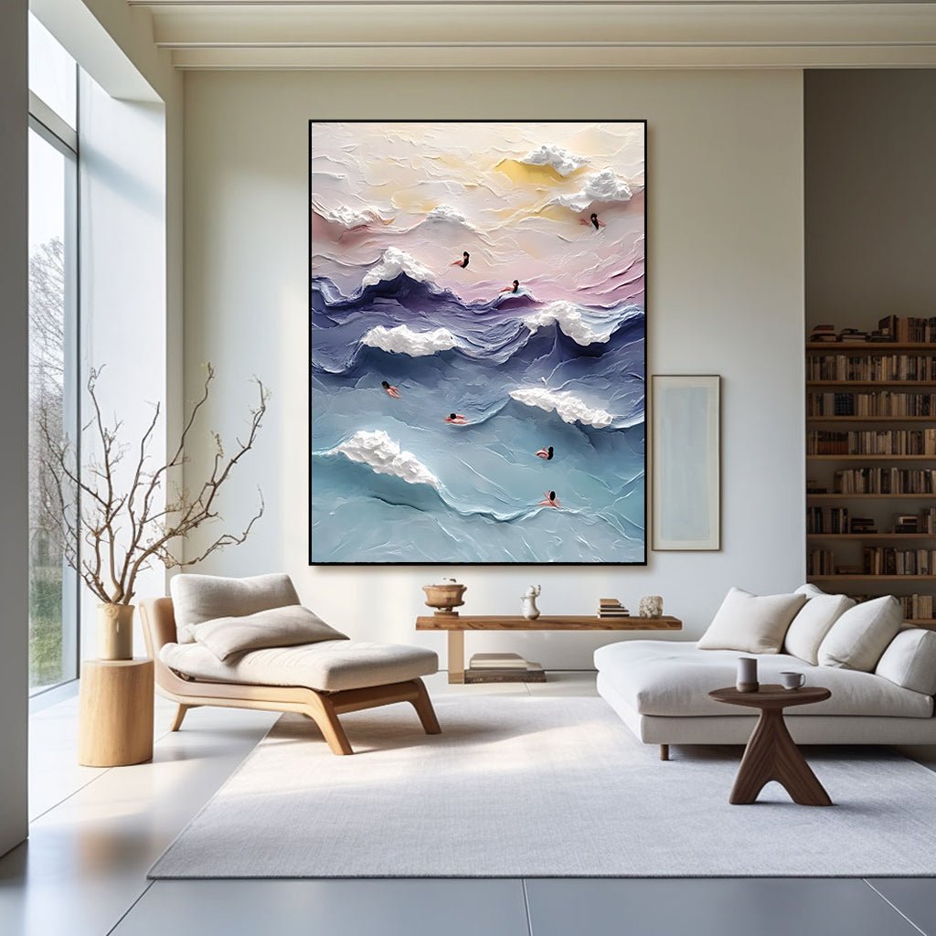 Abstract Painting "Oceania" - nukeart